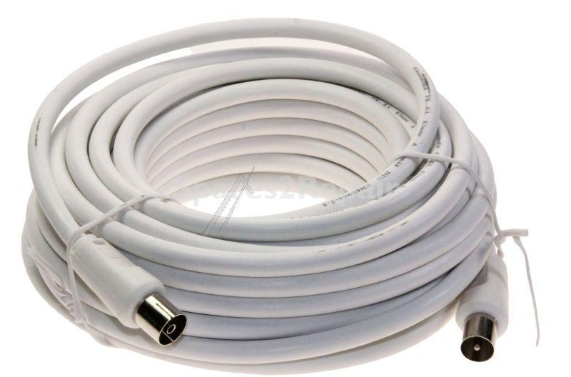 Compatible White Aerial Cable - Coaxial Lead Socket-plug 10m Class-a