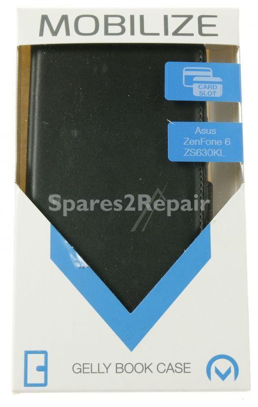 Mobilize Leather Bag Gsm - 25372 Classic Gelly Wallet Book Case Asus Zenfone 6 Zs630kl Schwarz