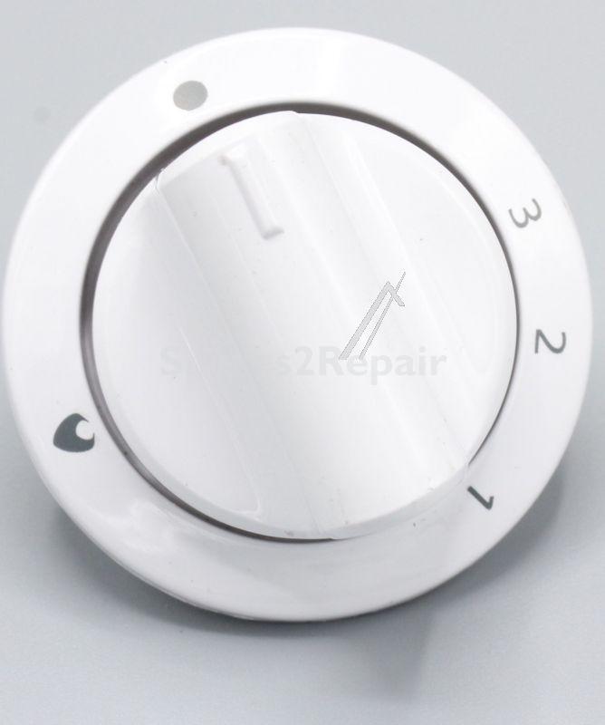 Button - 250315182 C00914593 Gas+grill Knob White [Arcelik]