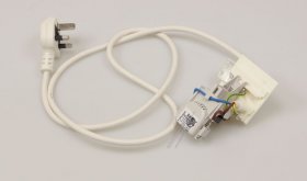Mains Power Lead - C00379603 488000379603 Mains Cable 1 2m Uk 3x1 [Whirlpool Indesit]