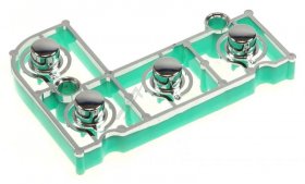 Qilive Lazer Selecline Perforated Rail - Button Row