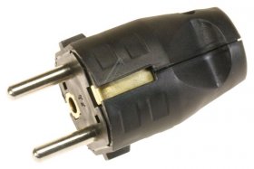 Bachmann Plug - Shuko Plug - Black