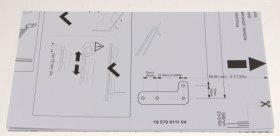 Smeg Jigs - 715040205 Template Door Fixing