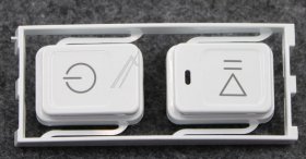 Key Button - C00537383 488000537383 Button On-off S-p White M10 fc [Whirlpool Indesit]