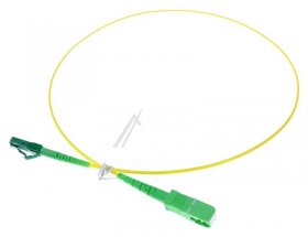 Logilink Optical Plug/optical Plug - Fibre Simplex Patch Cord, Os2 Sm G.657.a2, Sc-apc To Lc-apc, 0.5 M