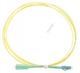 Logilink Optical Plug/optical Plug - Fibre Simplex Patch Cord, Os2 Sm G.657.a2, Sc-apc To Lc-apc, 2 M