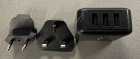 Ansmann Usb Power Supplies - Tc315 Dreifach Usb Ladegerat, Max. 15w, Mit Us - Uk - Eu Netzstecker