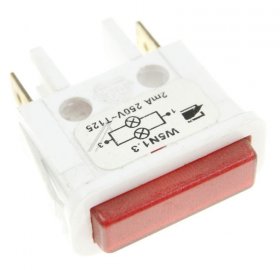 Filament Lamp - 8001591 Indicator Light W5 250v Red [Amica]