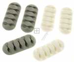 Delock Cable Support - Cable Holder With 5 Feed-throughs Set 6 Pieces