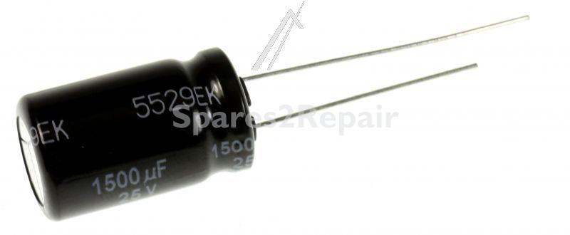 Panasonic 25v Radial Electrolytic 105 De - 1500uf-25v Eeufr1e152 Elko Radial Pan 105° 12 5x20mm-rohs-