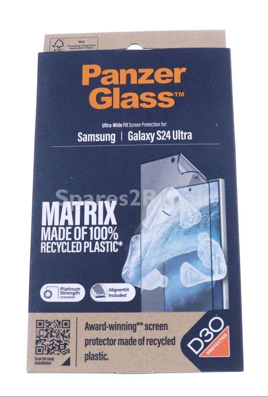 Panzerglass Display Protective Film - 7355 Panzerglass Matrix Screen Protector With D3o Samsung Galaxy S24 Ultra | Ultra-wide Fit W Alignerkit