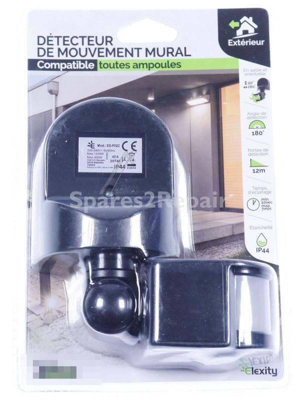 Inotech Movement Detector - Bewegungsmelder 500w Einstellbar Schwarz