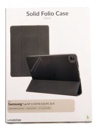 Mobilize Leather Bag Gsm - 80894 Mobilize Solid Folio Case For Samsung Galaxy Tab A9+ 11 Black