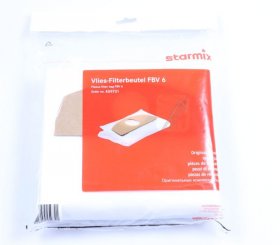 Starmix Vacuum Cleaner Bags - 459721 Fleece Filter Bag Fbv 6-5-pack