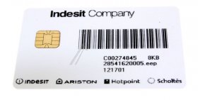 Programming Cards - C00274845 482000031243 Card 8k 4d Entry Segment Sw28541620002 [Whirlpool Indesit]
