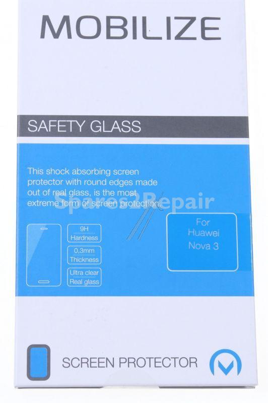 Mobilize Display Protective Plastic Film - Mobilize Glass Screen Protector Huawei Nova 3 - 51138