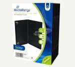 Mediarange Cd-organiser - Box30 Mediarange Dvd Case For 1 Disc 14mm Black 5-pack