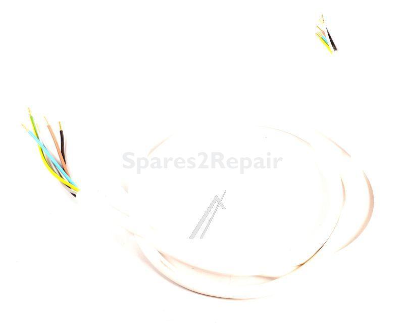 Bachmann Cooker Connection Cable - 119 272 Cooker Connection Cable H05vv-f 5g2 5mm² 3m White Aeh-aeh