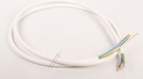 Bachmann Cooker Connection Cable - 119 271 Cooker Connection Cable H05vv-f 5g2 5mm² 2m White Aeh-aeh