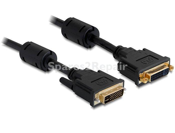 Delock Dvi Cable - 83106 Extension Cable Dvi 24+5 Male > Female 1m