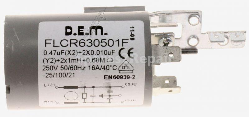 Smeg Electric Filter - Flcr630501f 763410418 Filter Rfi