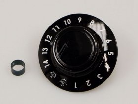Timer Button - C00297626 482000089325 Wash Timer Knob Led Digit 14+2 Black [Whirlpool Indesit]