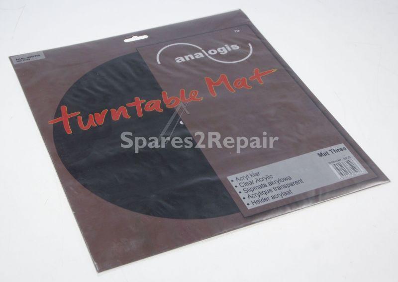 Analogis Turntable Mat - Mat Three Turntable Mat Made Of Transparent Synthetics - 2 0mm X 297mm