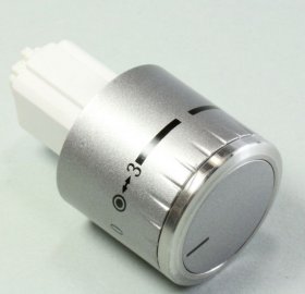 Button - 250400092 C00896127 Oven Duo Hob Knob White Body Inox Ring [Arcelik]