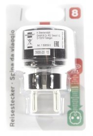 Brennenstuhl Travelling Plug Set - 1508590 Travel Adapter Italy
