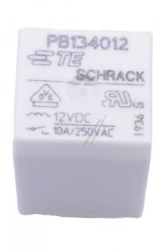 Te Connectivity Pcb Relay To 12v - 12vdc 10a-250vac Relay, 1 Turnkey, 2-1415030-1