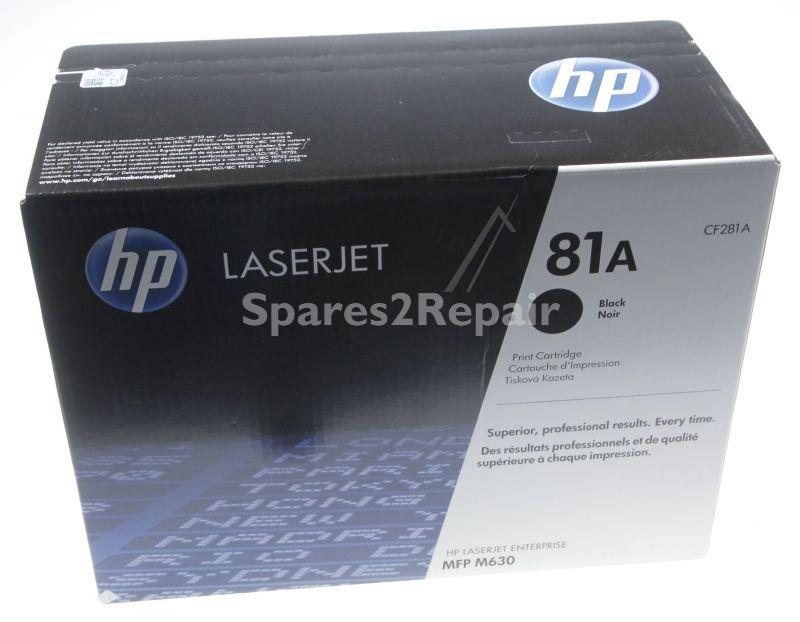 Hewlett Packard Toner Cartridge - 81a Toner, Black, 10,5k
