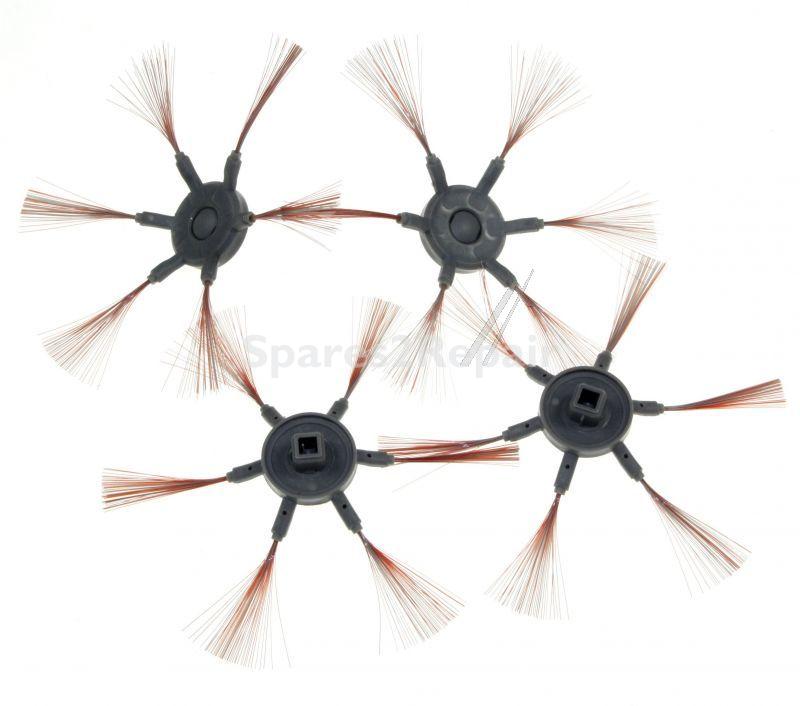 Severin Vacuum Cleaner Nozzle - 6232 048 Set With 4 Round Brushes