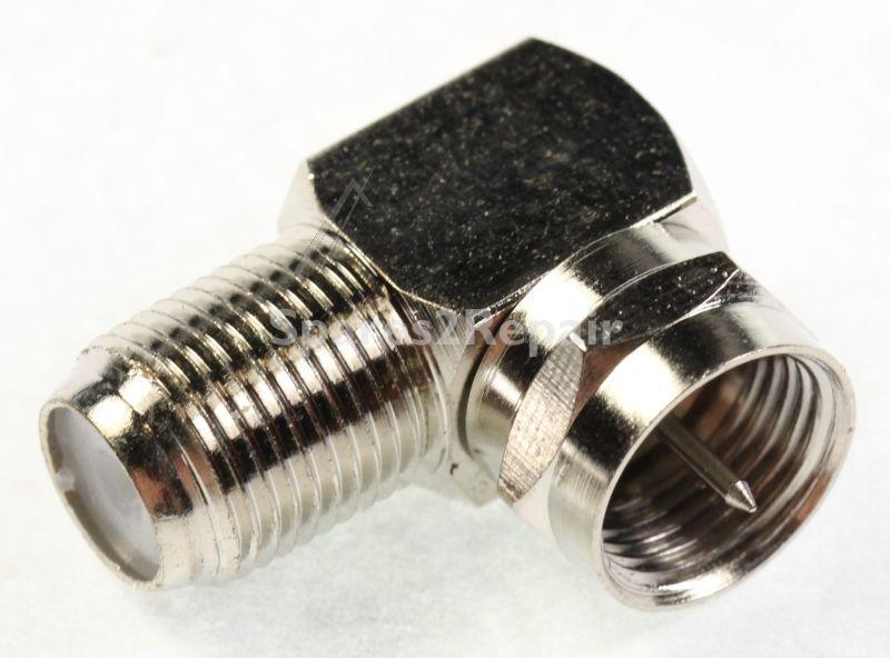 Astro F-plug/f-jack Adaptor - Fwa 07 Winkeladapter 90°, F-stecker Auf F-buchse