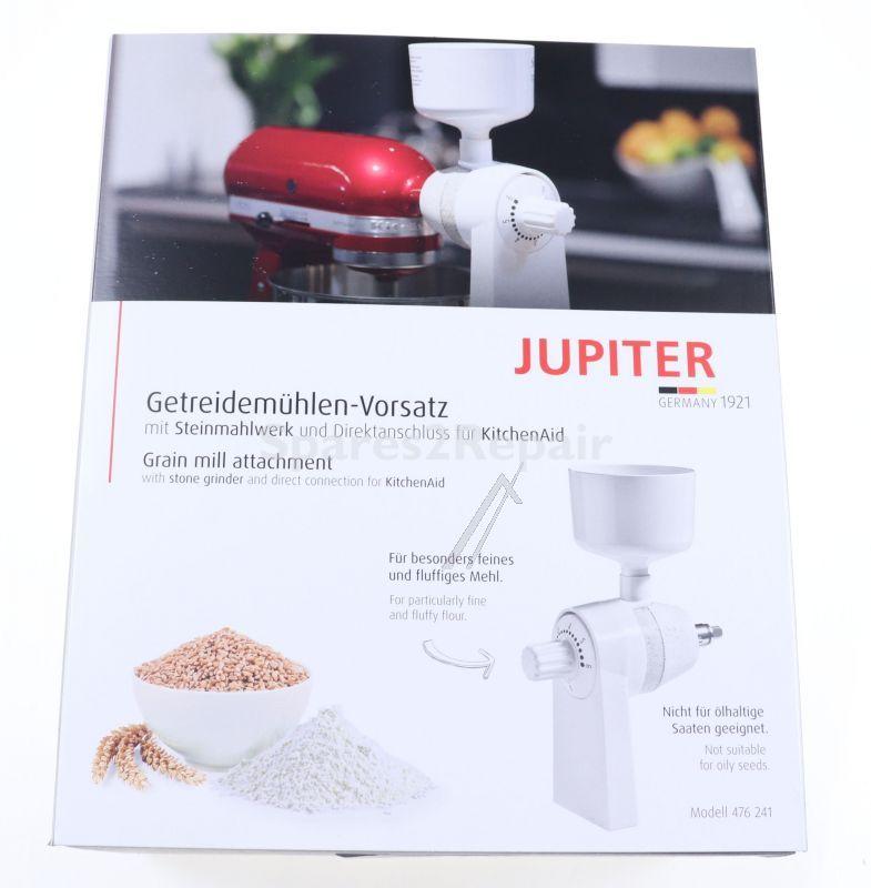 Jupiter Kitchenware Accessory - Getreidemuhle-vorsatz Mit Steinmahlwerk Fur Suitable For Kitchenaid Kuchenmaschine