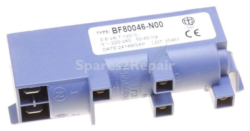 Gorenje Ignition Transformer - Ignition Device Bf80046 n00 230v -