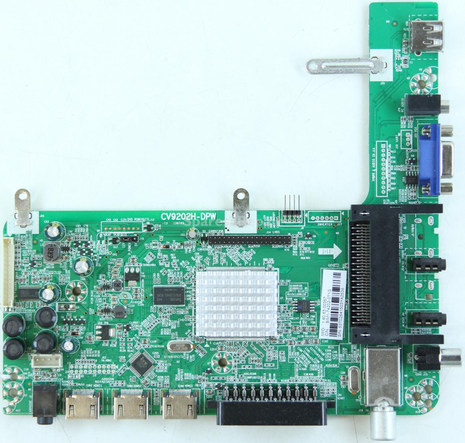 Altius A400F - Main AV - CV9202H-DPW-13 - 130705 - 1.80.63.00357 - A416CD1HJ2-3 - V420HJ2-P01