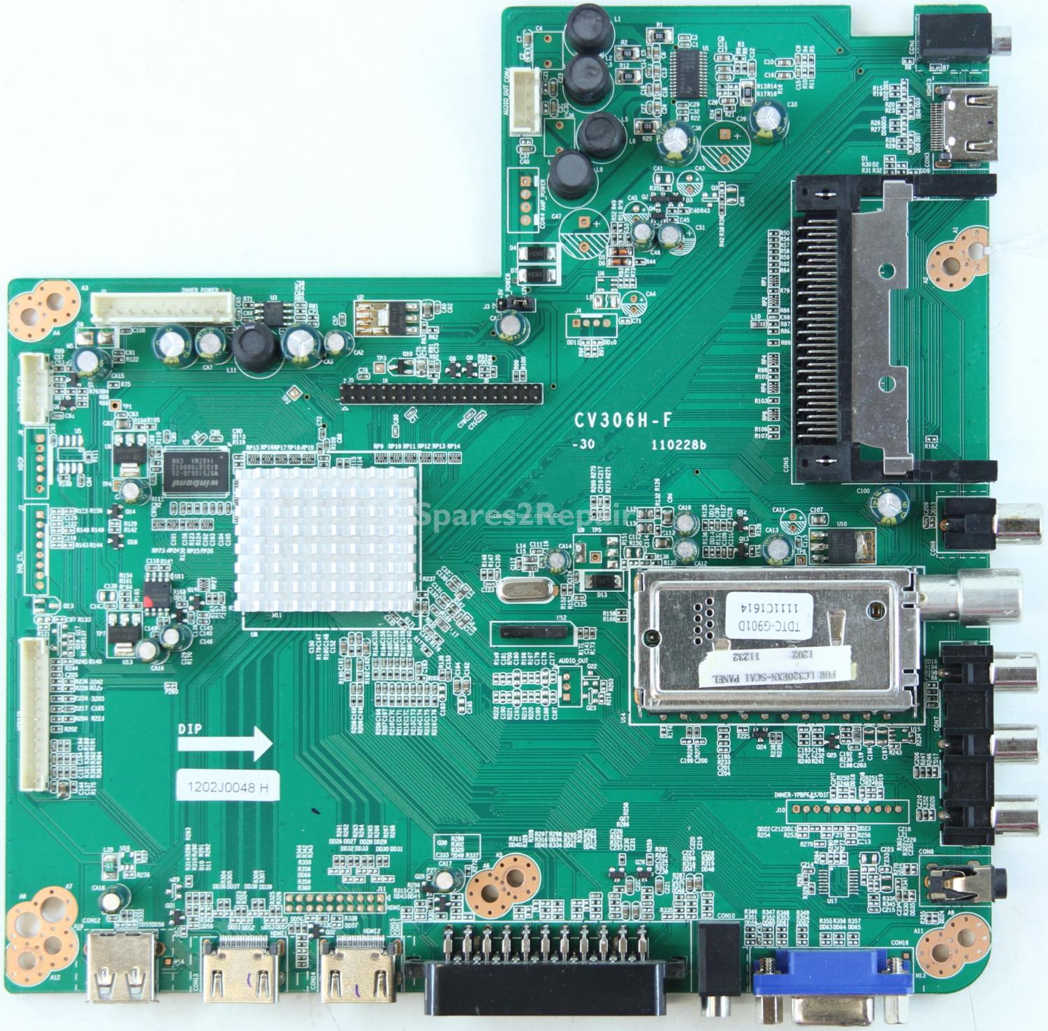 Baird JO32LEDB2 - Main AV - CV306H-F -30 - 110228b - 1202J0048 H - 2221024908021 - LC320EXN-SCA1