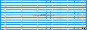Barz LED Backlight Array Baird TI6509DLEDDS 65" DLED65HD 12x6 12pcs