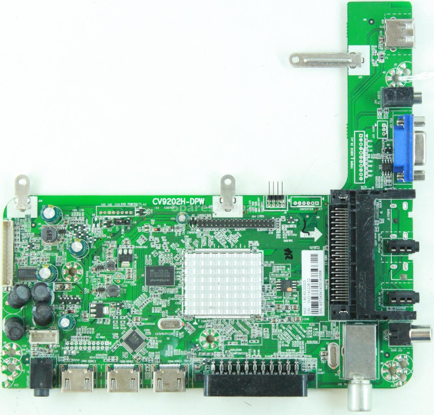 Cello CV32227F - Main AV - CV9202H-DPW -13 - 130705 - 1.80.63.00323 - LSC320AP04