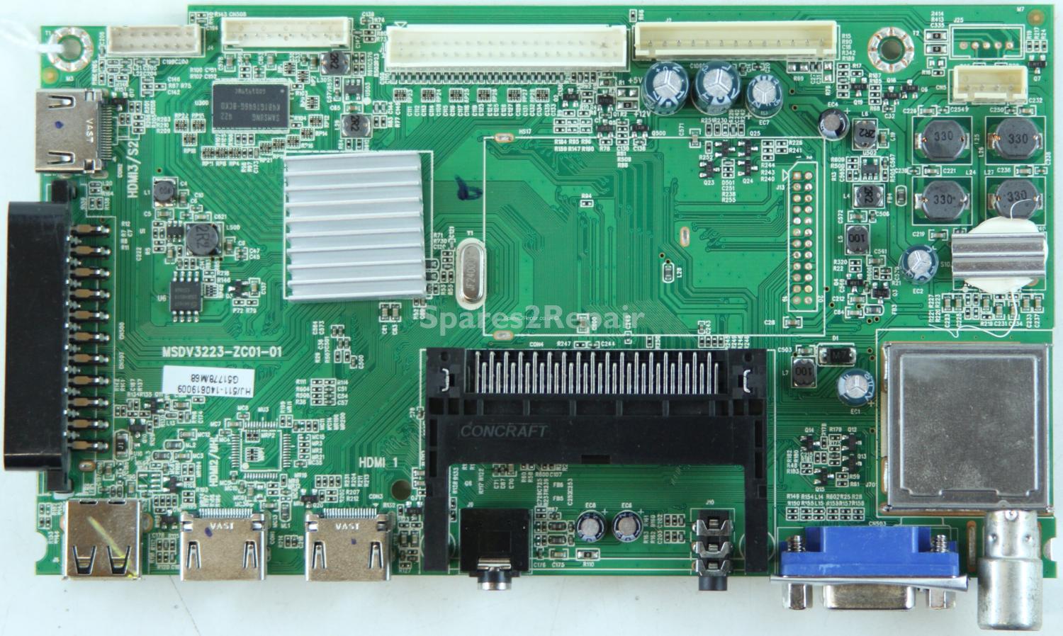 JVC LT-40C540 - Main AV - MSDV3223-ZC01-01