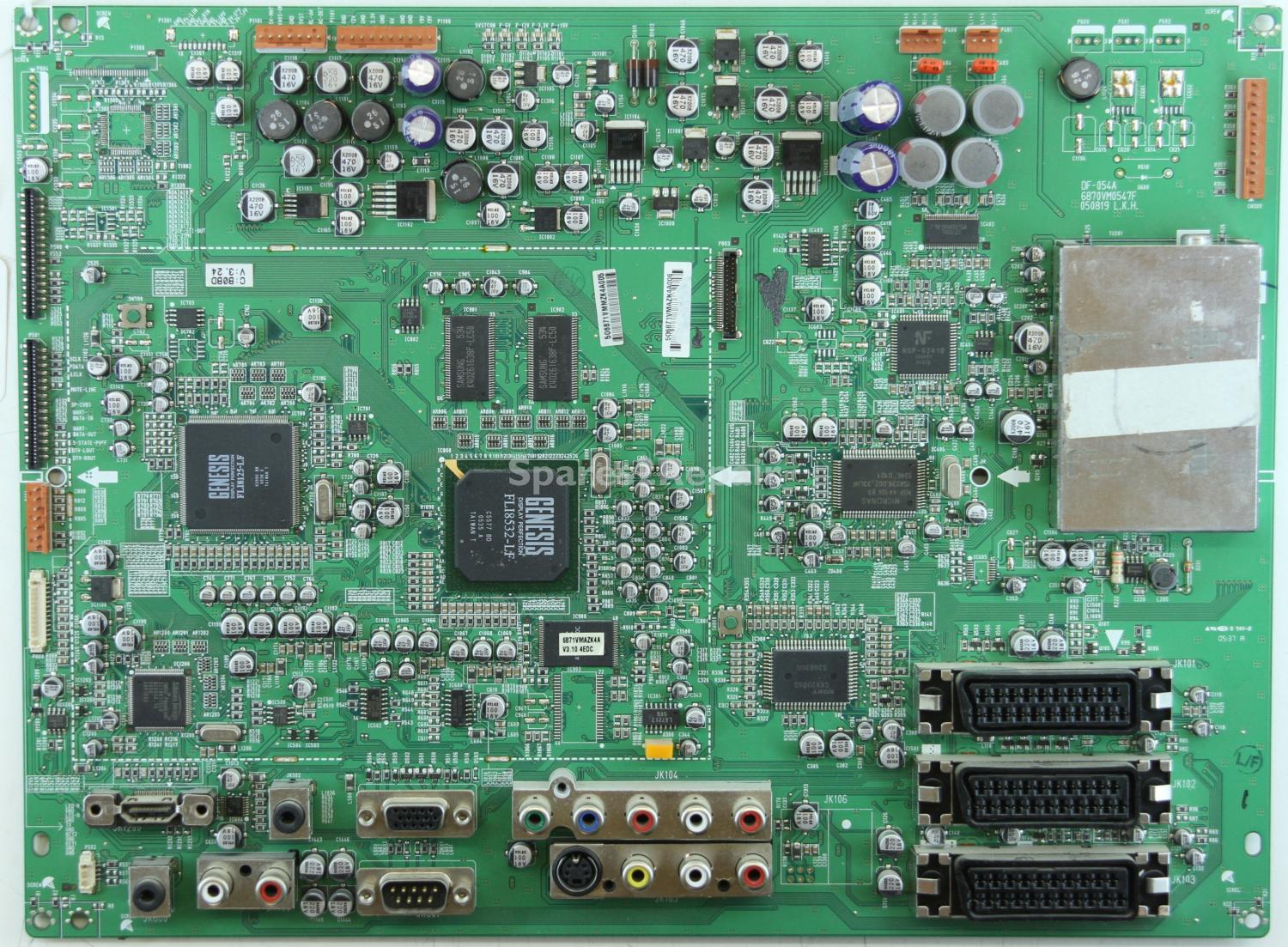 LG 42PXD-EB - Main AV - DF-054A - 6871VMAZK4A - 6870VM0547F - 050819