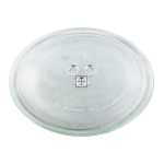 Universal Microwave Turntable Glass Plate with 3 Fixers (245mm)
