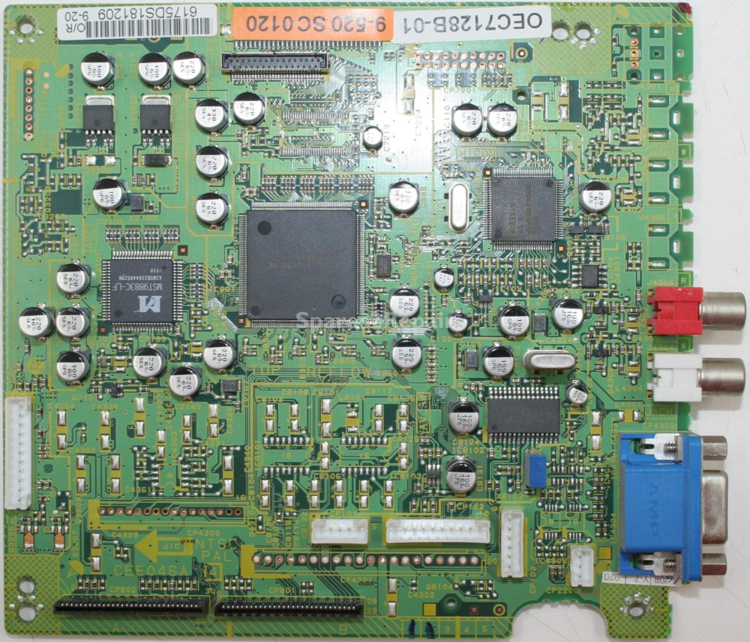 Matsui 42P900 - Inputs - CEE046A - OEC7128B-01