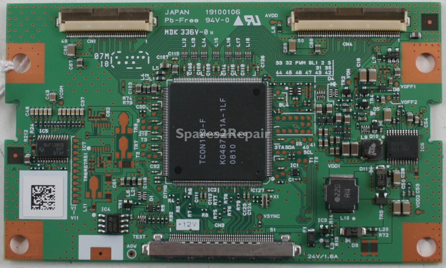 Panasonic TX-32LXD85 - LVDS - 19100106 - TCON103-F