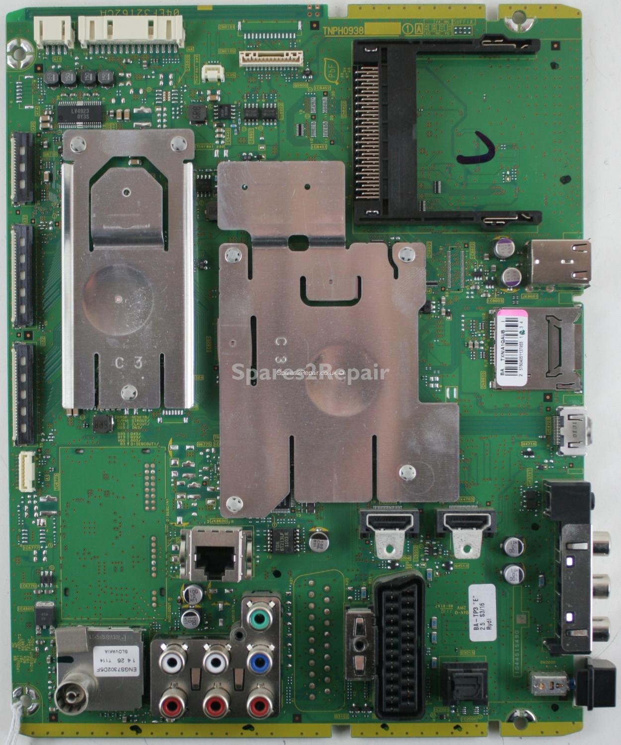 Panasonic TX-P42S30B - Main AV - TNPH0938 - TXN/A1QAUB