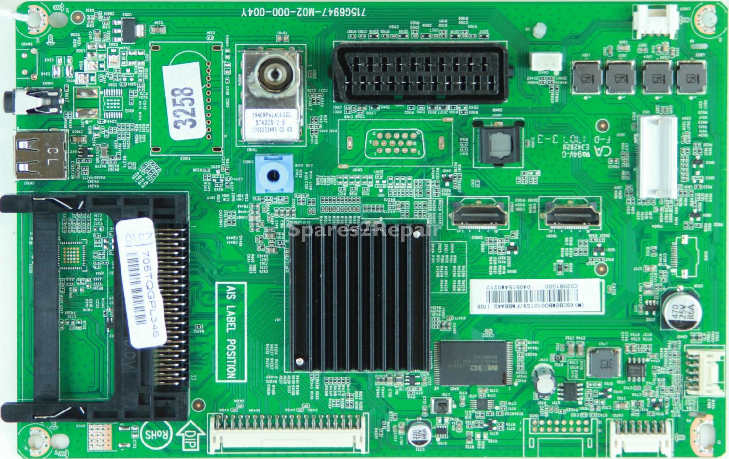 Philips 32PHH4101/88 - Main AV - 715G6947-M02-000-004Y - 705TQGPL346