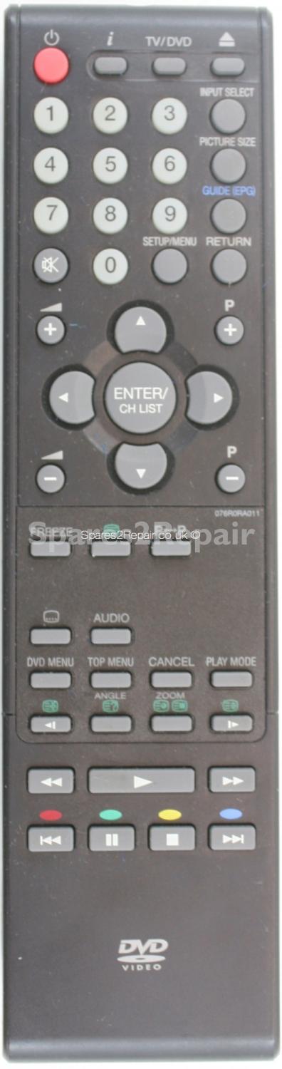 Hitachi 076R0RA011 Remote Control