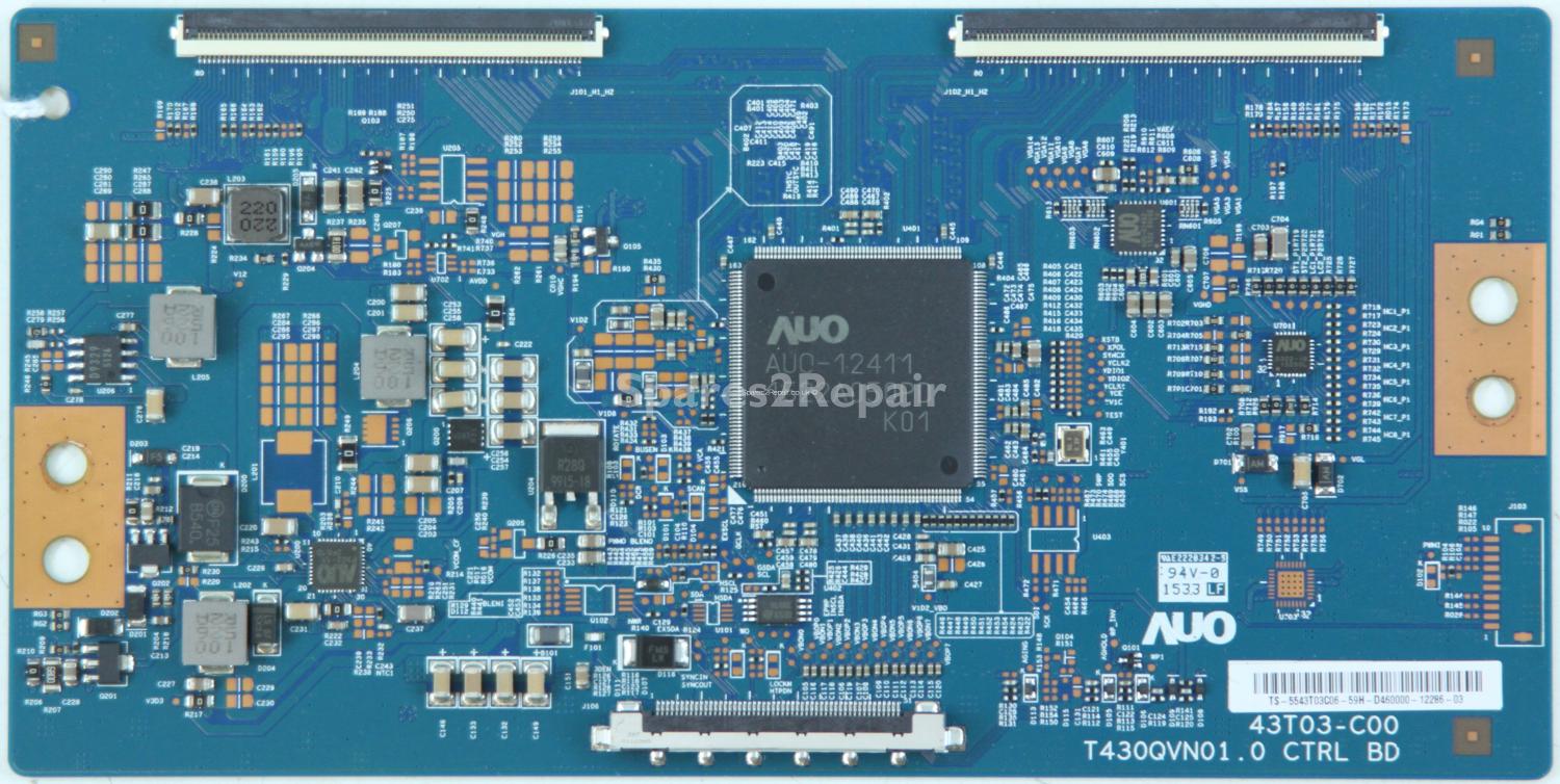 Samsung UE43JU6000 - T-Con - 55.43T03.C06 - 43T03-C00 - T430QVN01.0 CTRL BD