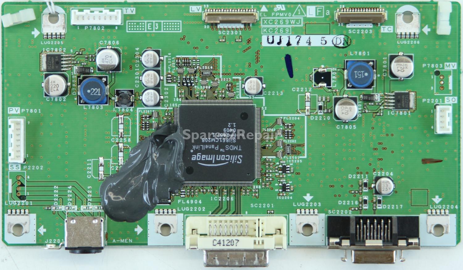 Sharp LC-32GD1A - AV Inputs - XC269WJ - KC269