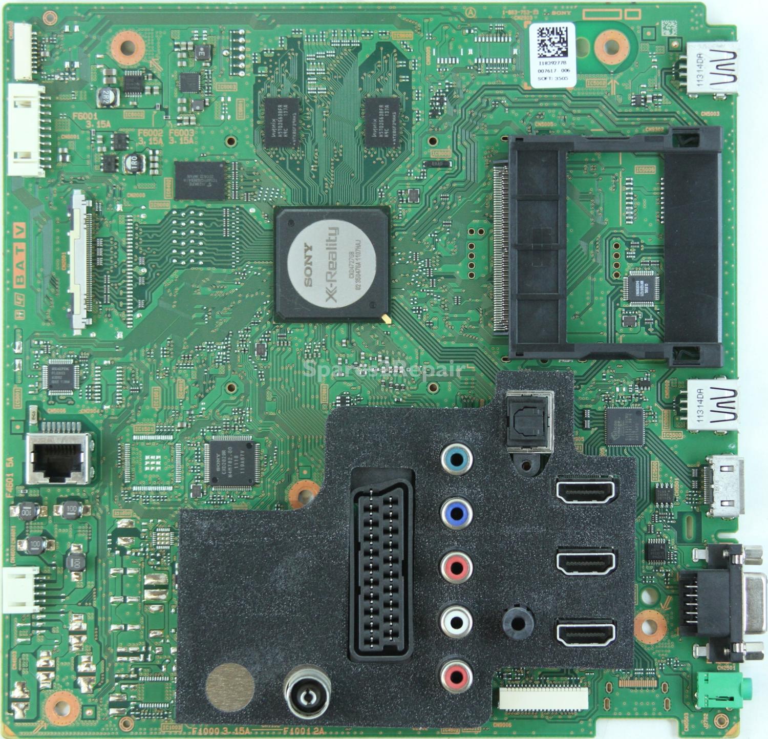 Sony KDL-40EX523 - Main AV - 1-883-753-33 - 603N4051-01R - I1839277B